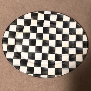 McKenzie child’s checker board platter